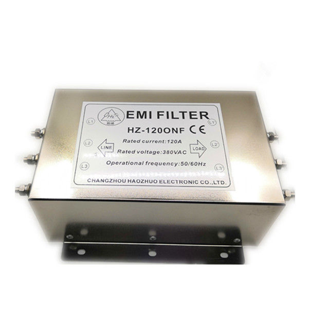Plug In 120A Intput 55kw Frequency Inverter EMI Filter 3 Phase emc anechoic chamber and rf shielded room