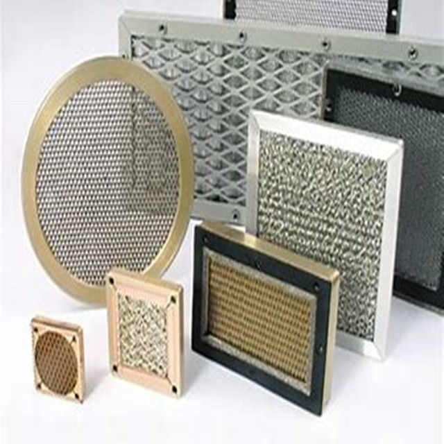 Brass copper EMI Honeycomb Air Vents Panel For Mri Faraday Cage Microwave Chamber emc anechoic chamber